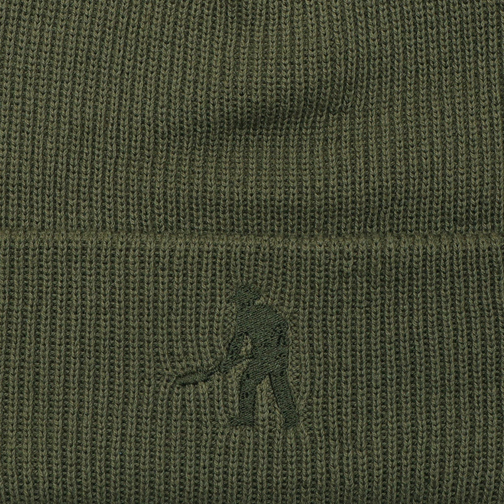 Passport Solid Cotton Beanie Dark Military
