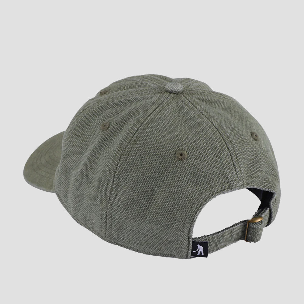 Passport Solid Leagues Cap Washed Dark Military
