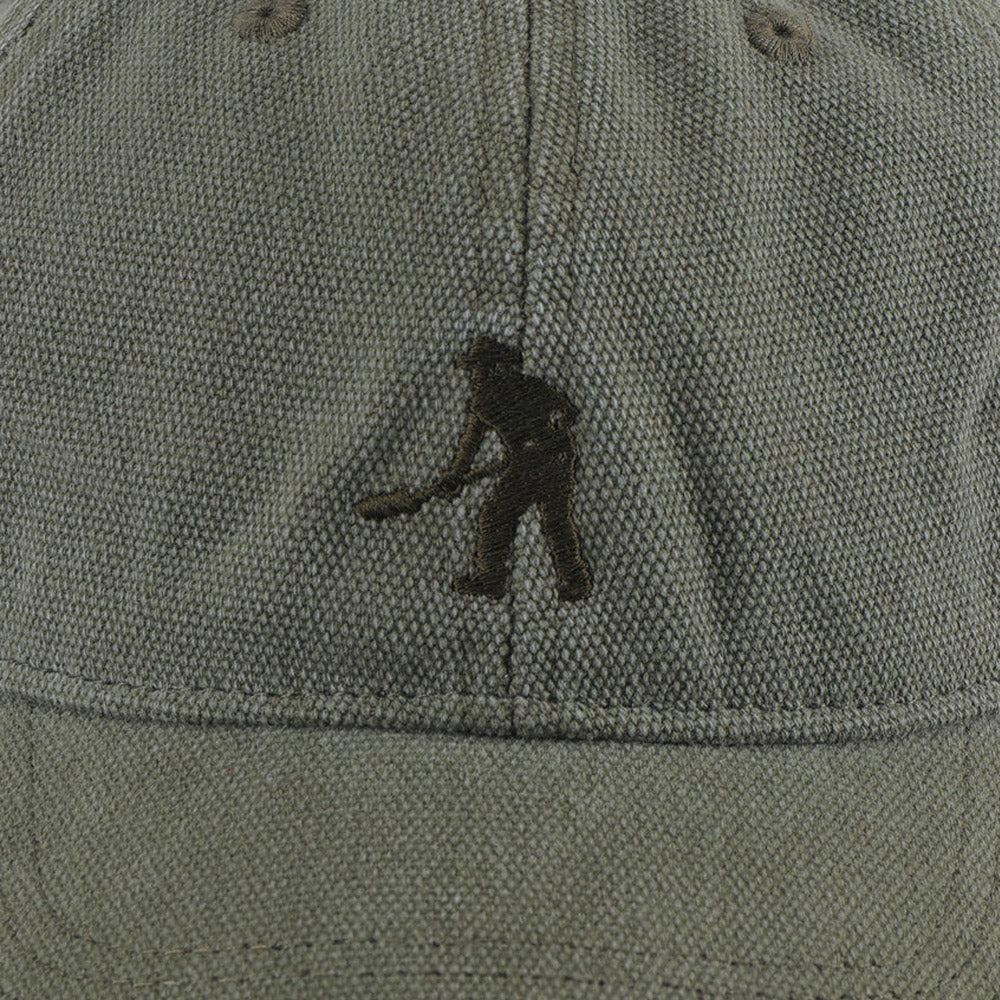 Passport Solid Leagues Cap Washed Dark Military