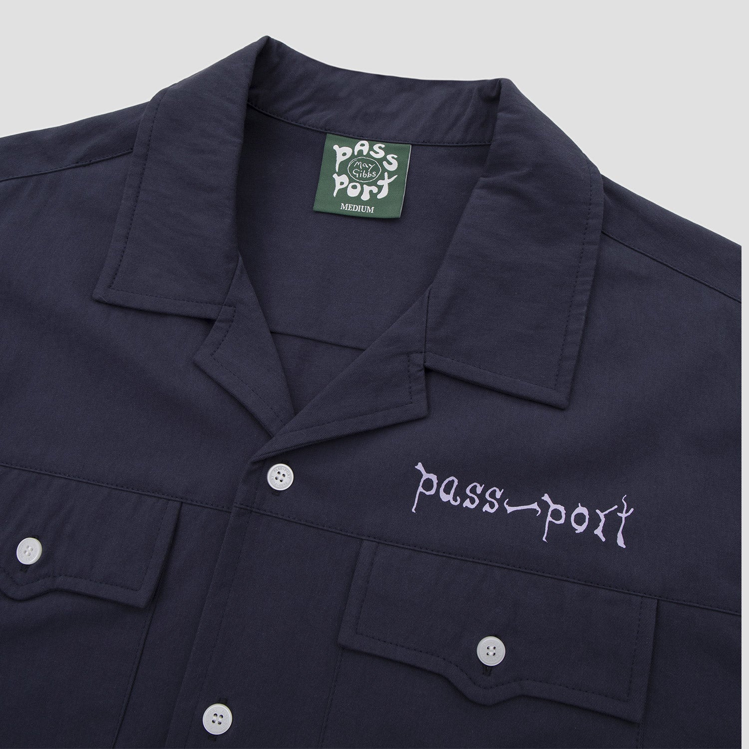 Passport Webbed Bed Packers Shirt Navy