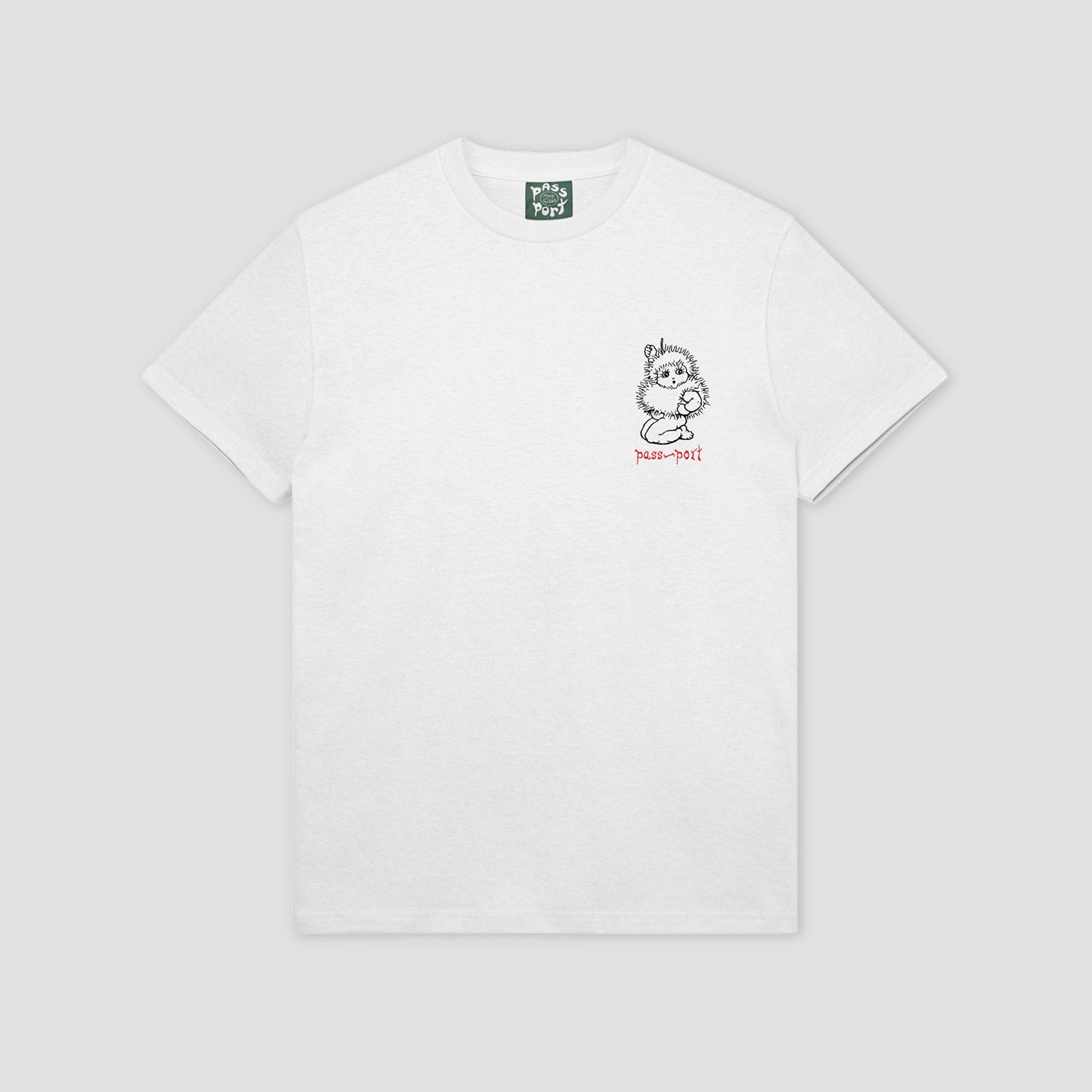 Passport Webbed Bed T-Shirt White