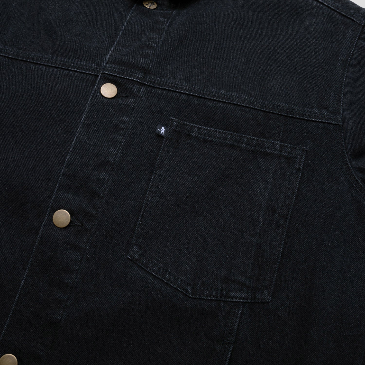 Passport Workers Club Lined Denim Jacket Black