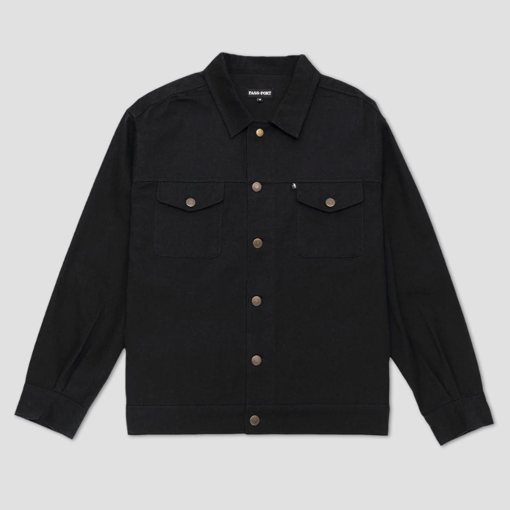 Passport Workers Overshirt Black