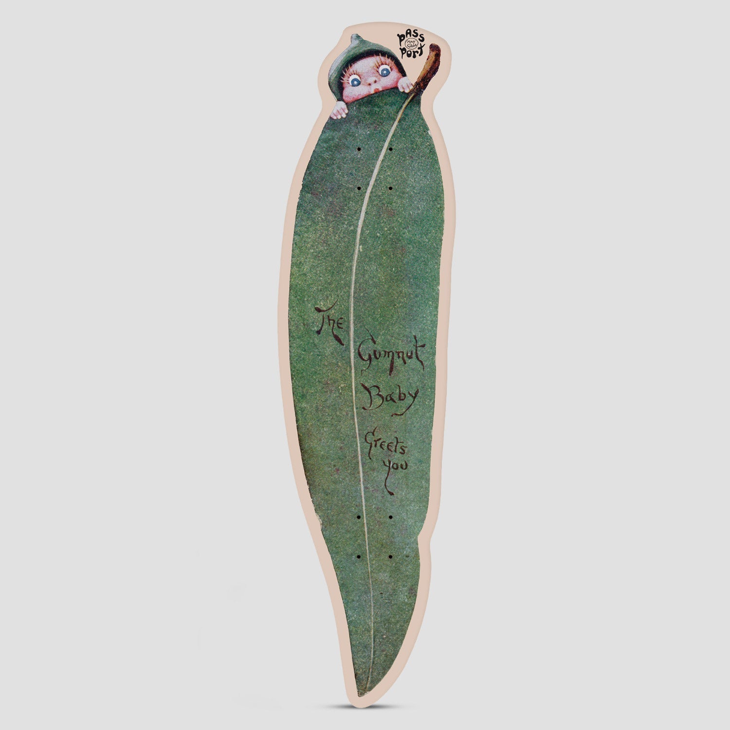 Passport x May Gibbs 8.0 Gum Leaf Cruiser Skateboard Deck
