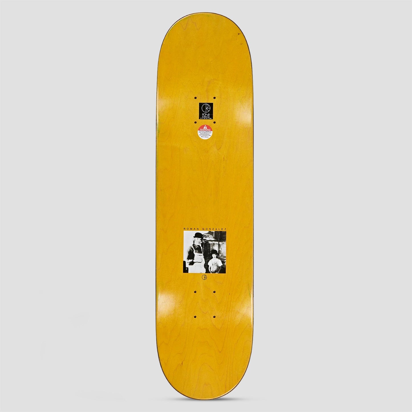 Polar 8.125 Roman Gonzalez Puppet Storage Skateboard Deck