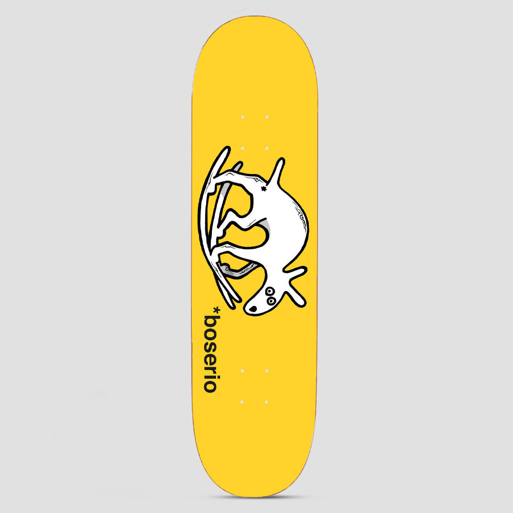 Polar 8.5 Nick Boserio Useless Wooden Dog Skateboard Deck Yellow