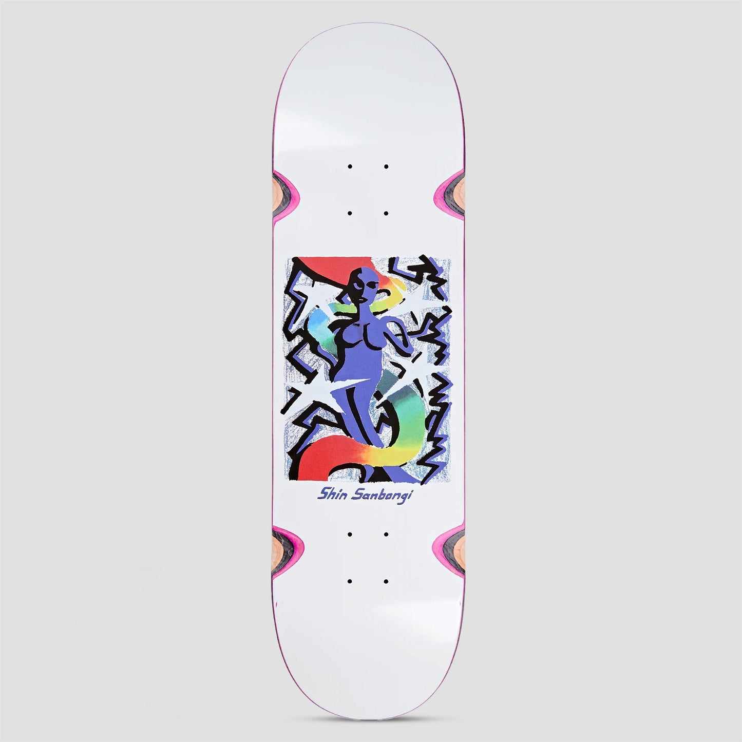 Polar 8.75 Shin Sanbongi Surf Jr Shape Queen Wheel Wells Skateboard Deck