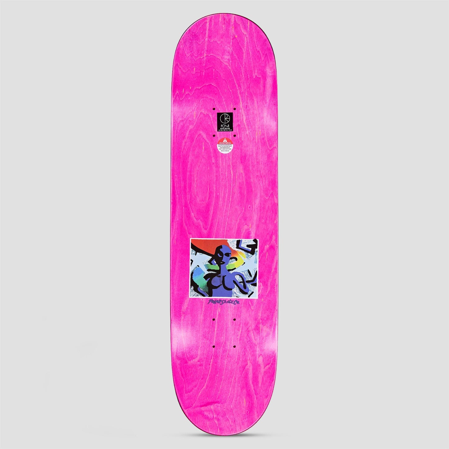 Polar 8.75 Shin Sanbongi Surf Jr Shape Queen Wheel Wells Skateboard Deck