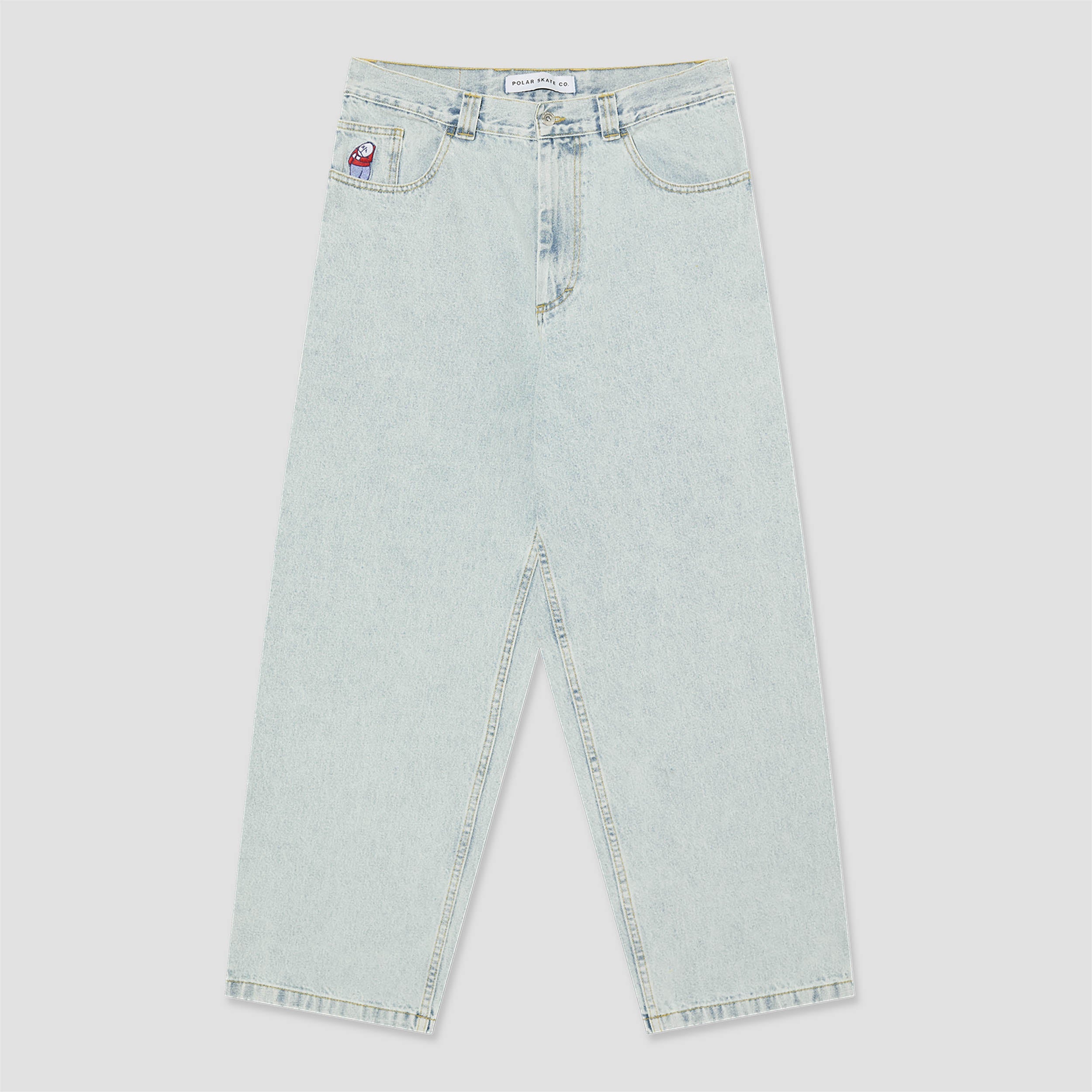 Polar Big Boy Pants OG Logo Light Blue