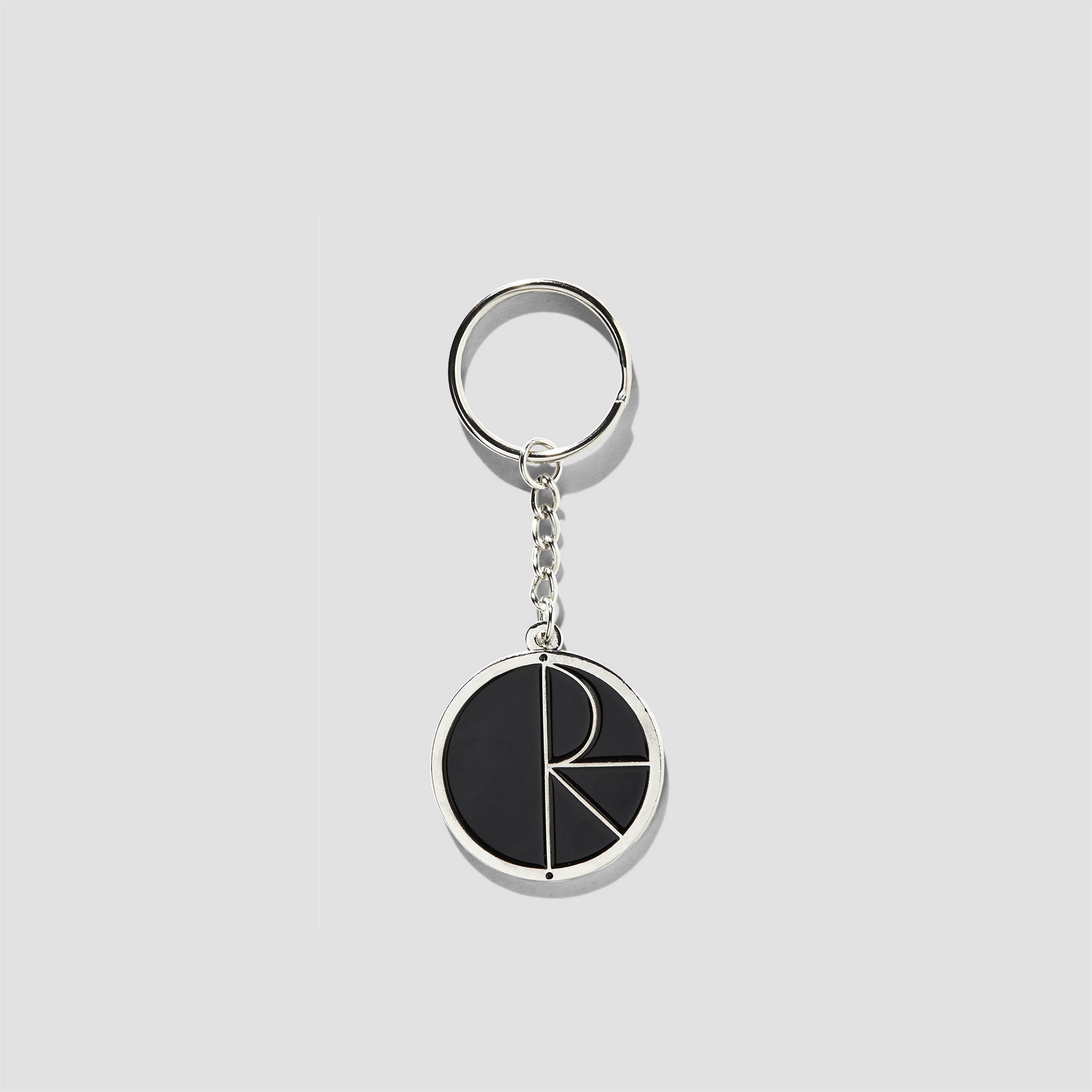 Polar Stroke Logo Keychain Silver