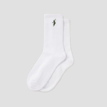 Polar Rib Socks No Comply White / Army Green