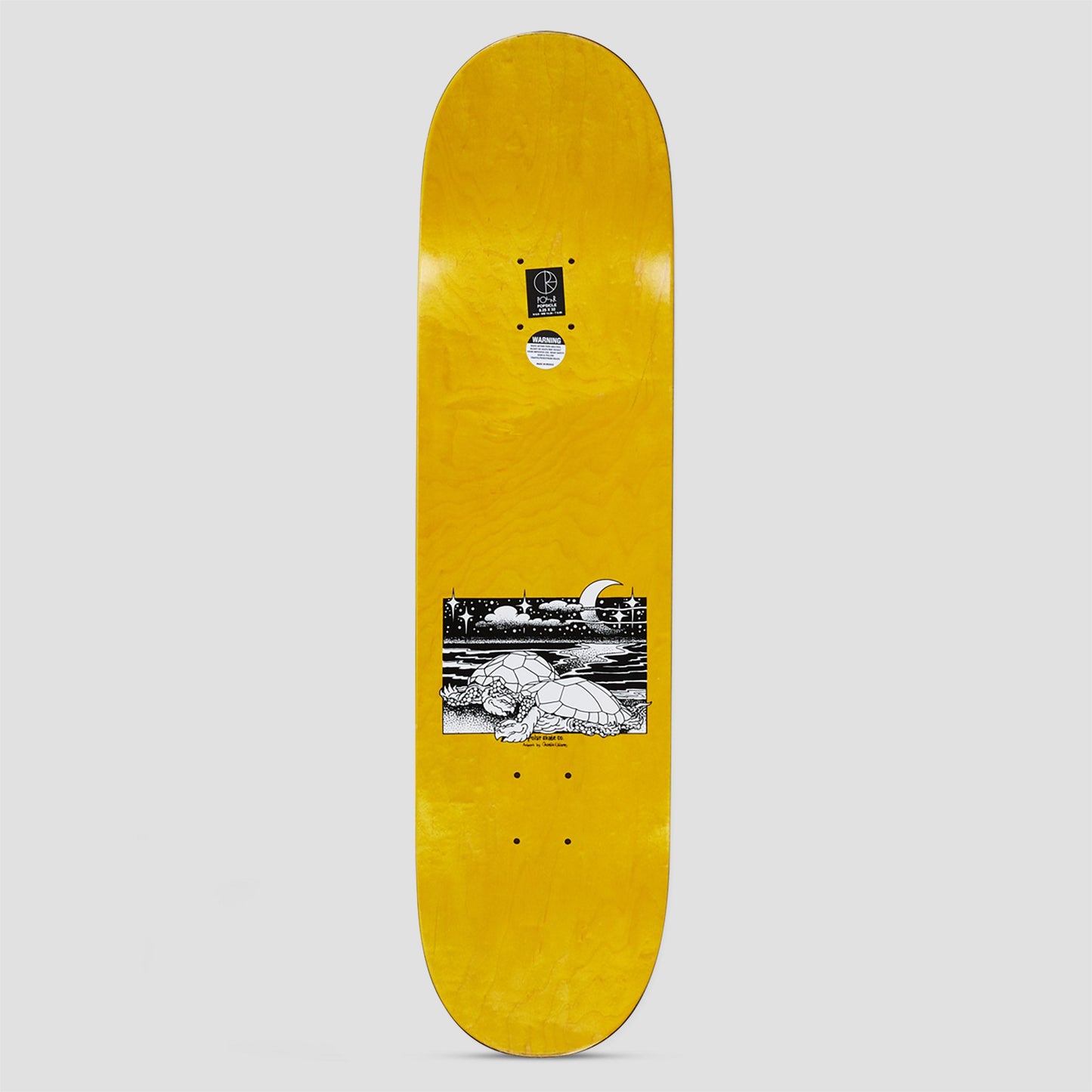 Polar 8.5 Short Emile Laurent Turtle Town Skateboard Deck