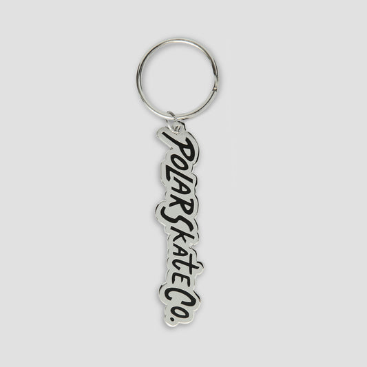 Polar Key Chain Polar Surf Logo Silver / Black