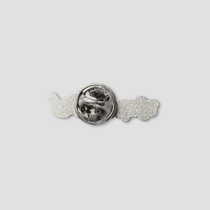 Polar Pin Polar Surf Logo Silver / Black