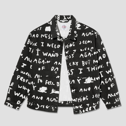 Polar Patrik Jacket Sad Notes Black / White