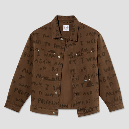 Polar Patrik Jacket Sad Notes Walnut