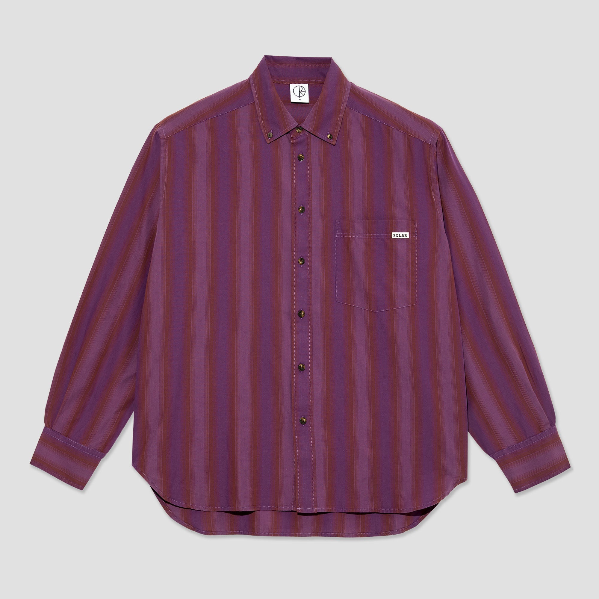Polar Ben Longsleeve Shirt Purple Stripe