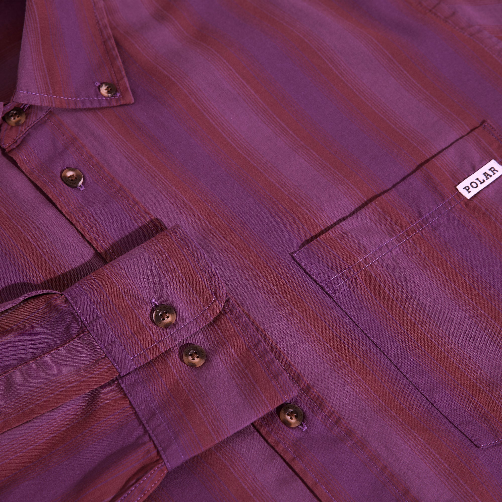 Polar Ben Longsleeve Shirt Purple Stripe