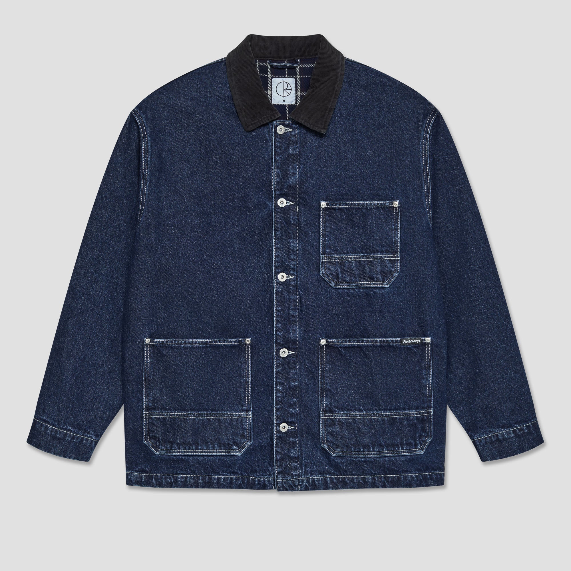 Polar Ezra Jacket With Flannel Lining Indigo