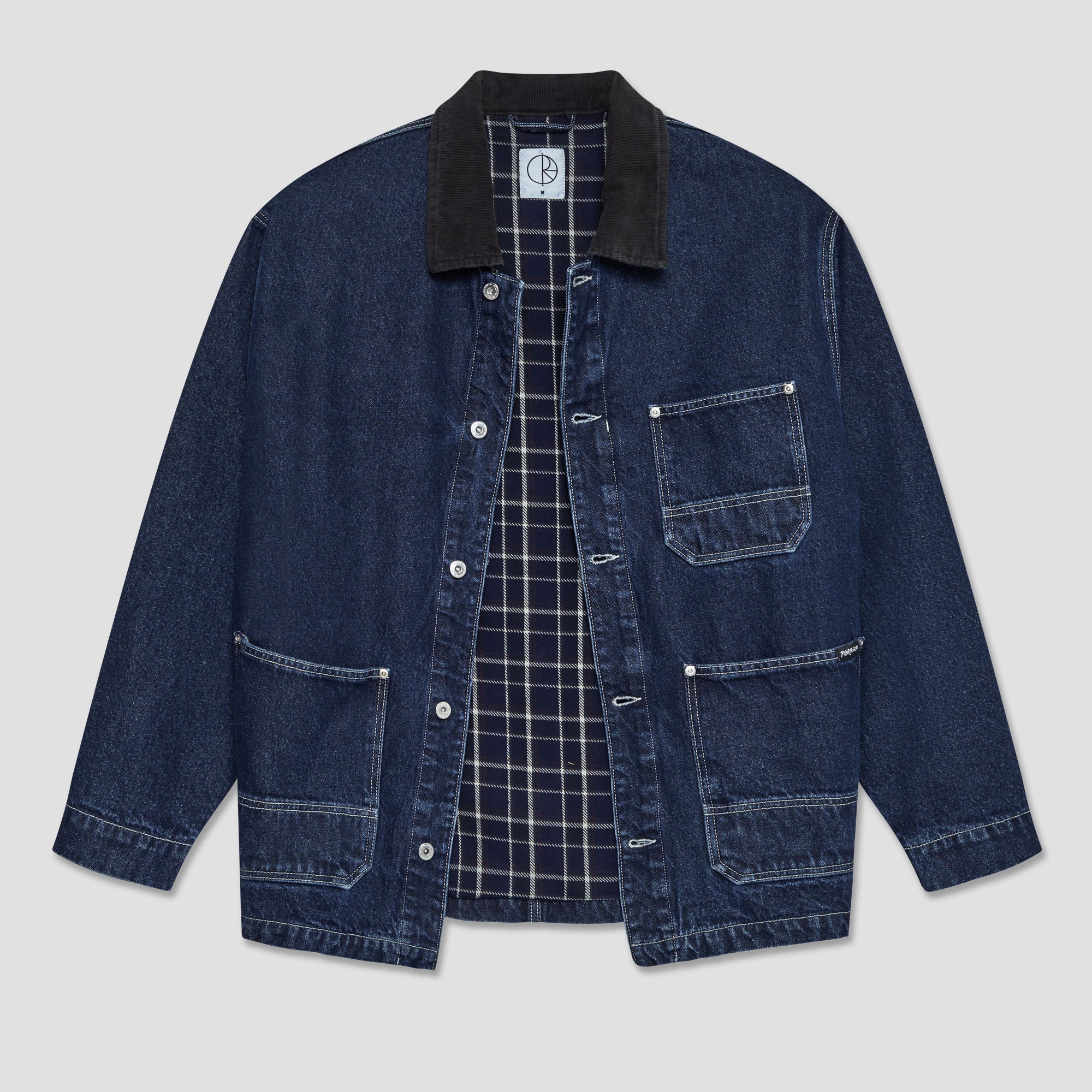 Polar Ezra Jacket With Flannel Lining Indigo