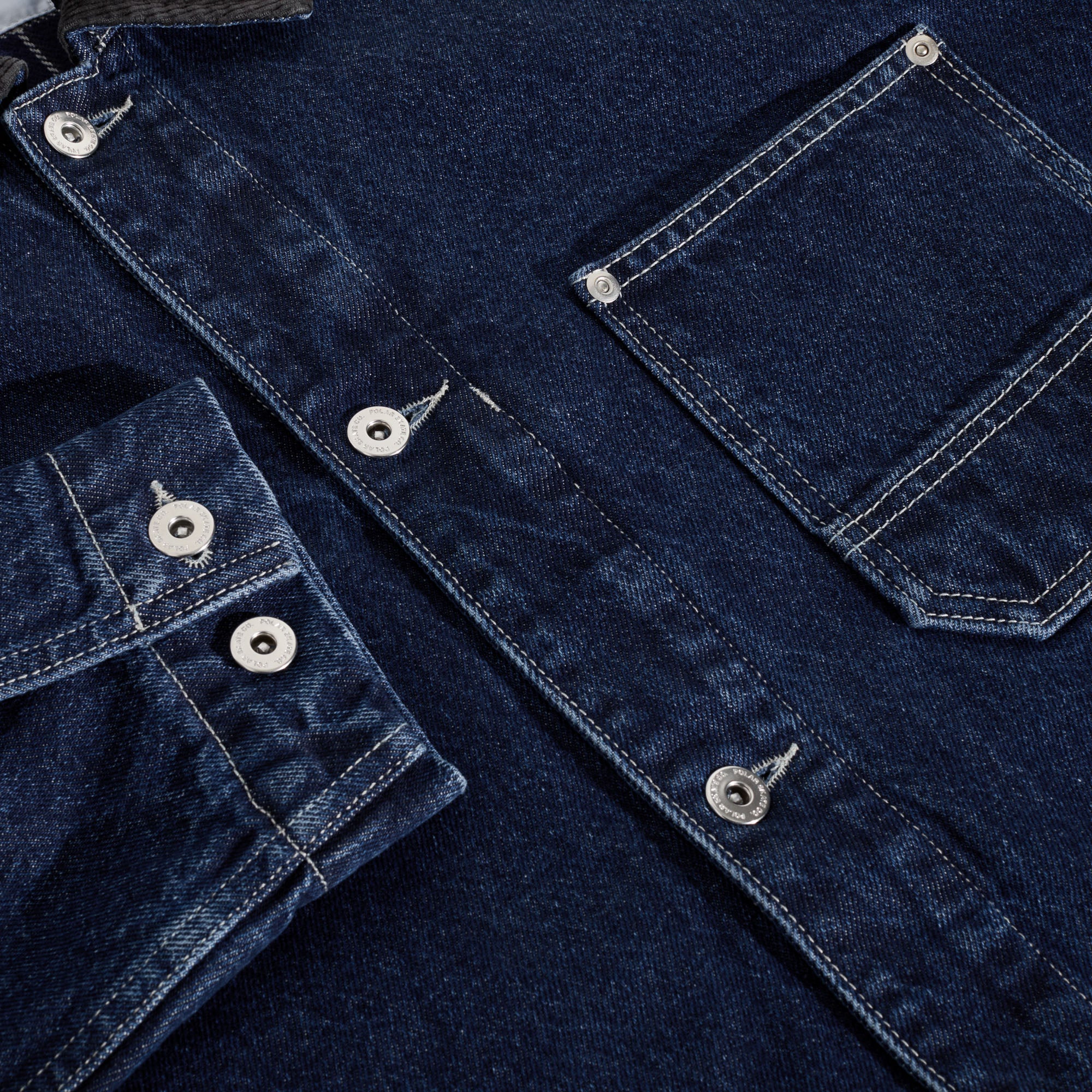 Polar Ezra Jacket With Flannel Lining Indigo