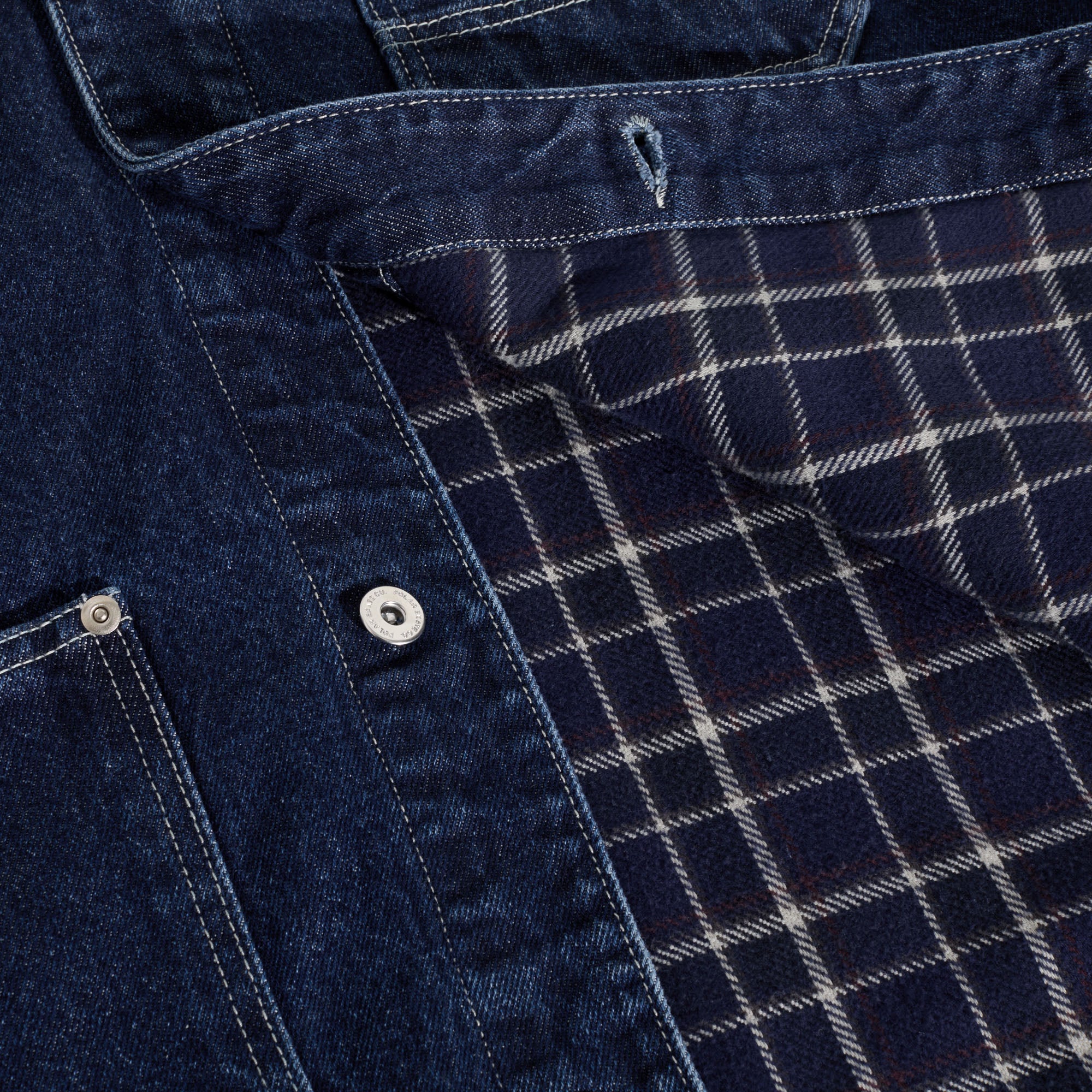 Polar Ezra Jacket With Flannel Lining Indigo