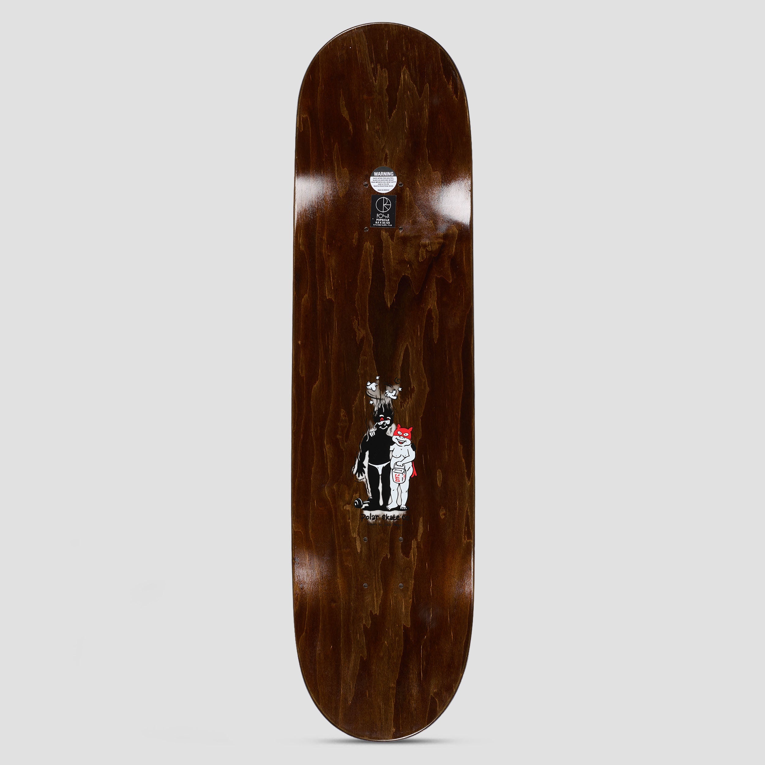 Polar 8.5 Aaron Herrington Pumping Iron Skateboard Deck