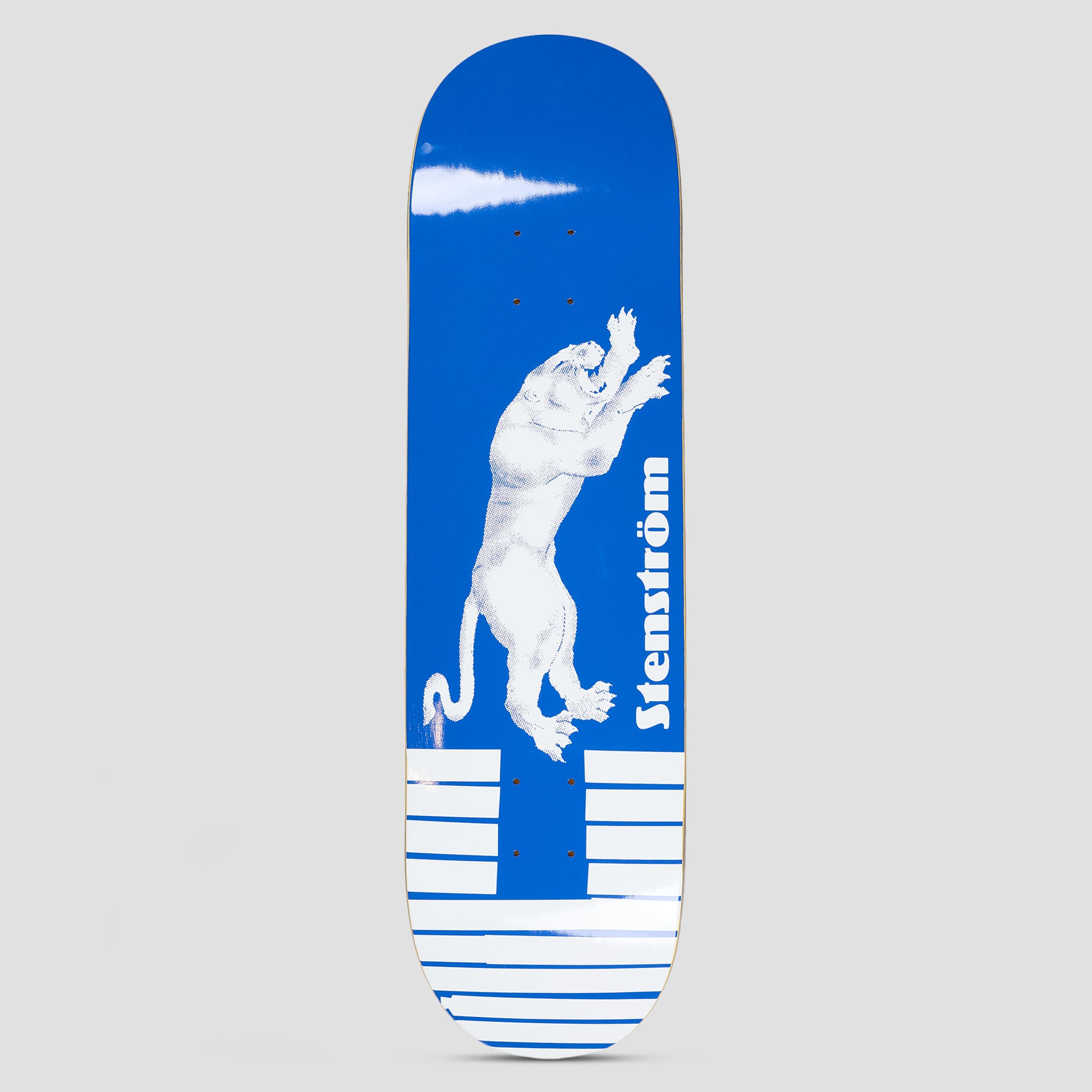 Polar 8.25 Short David Stenstrom Tape & Panther Skateboard Deck Blue