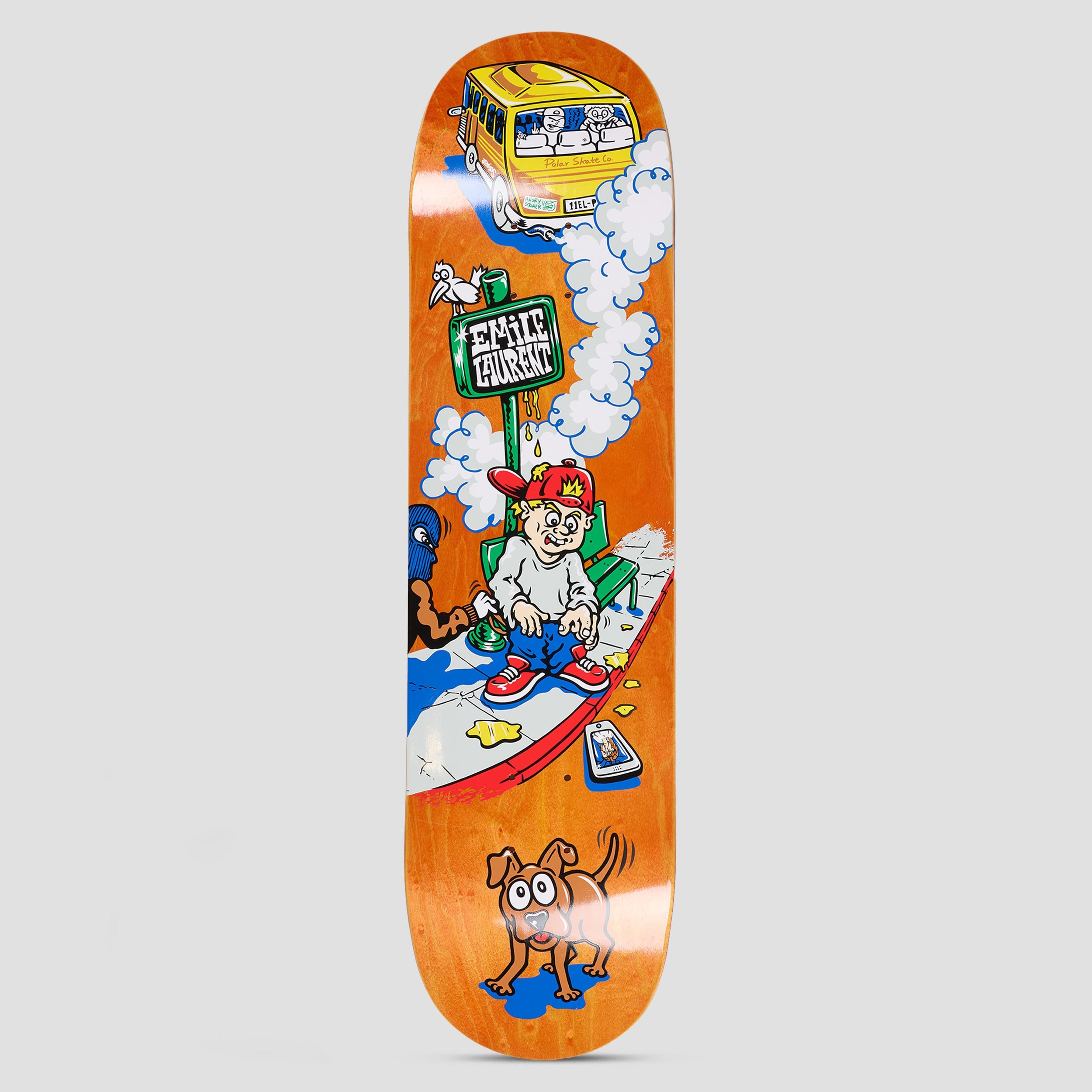 Polar 8.0 Emile Laurent Bus Stop Skateboard Deck
