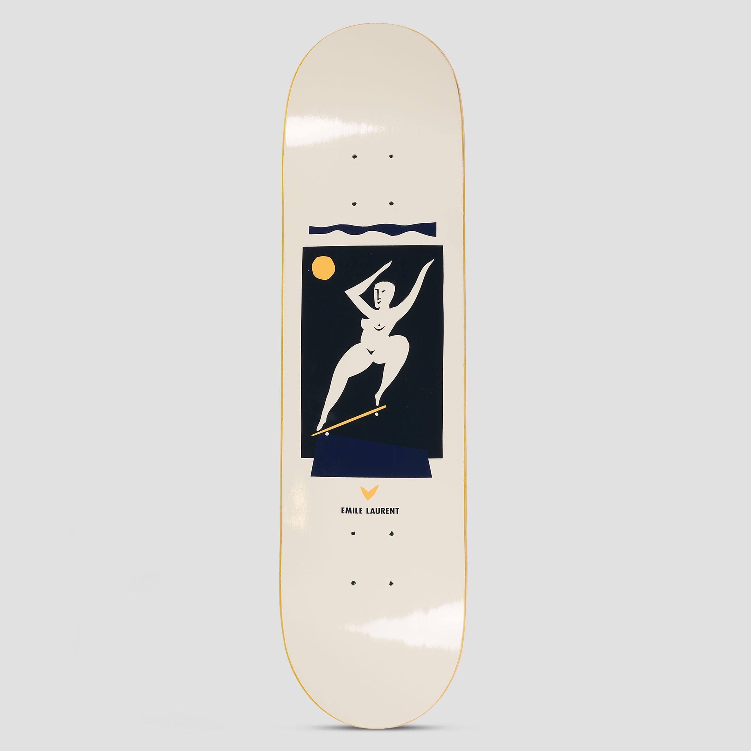 Polar 8.125 Emile Laurent Crooks Skateboard Deck Cream