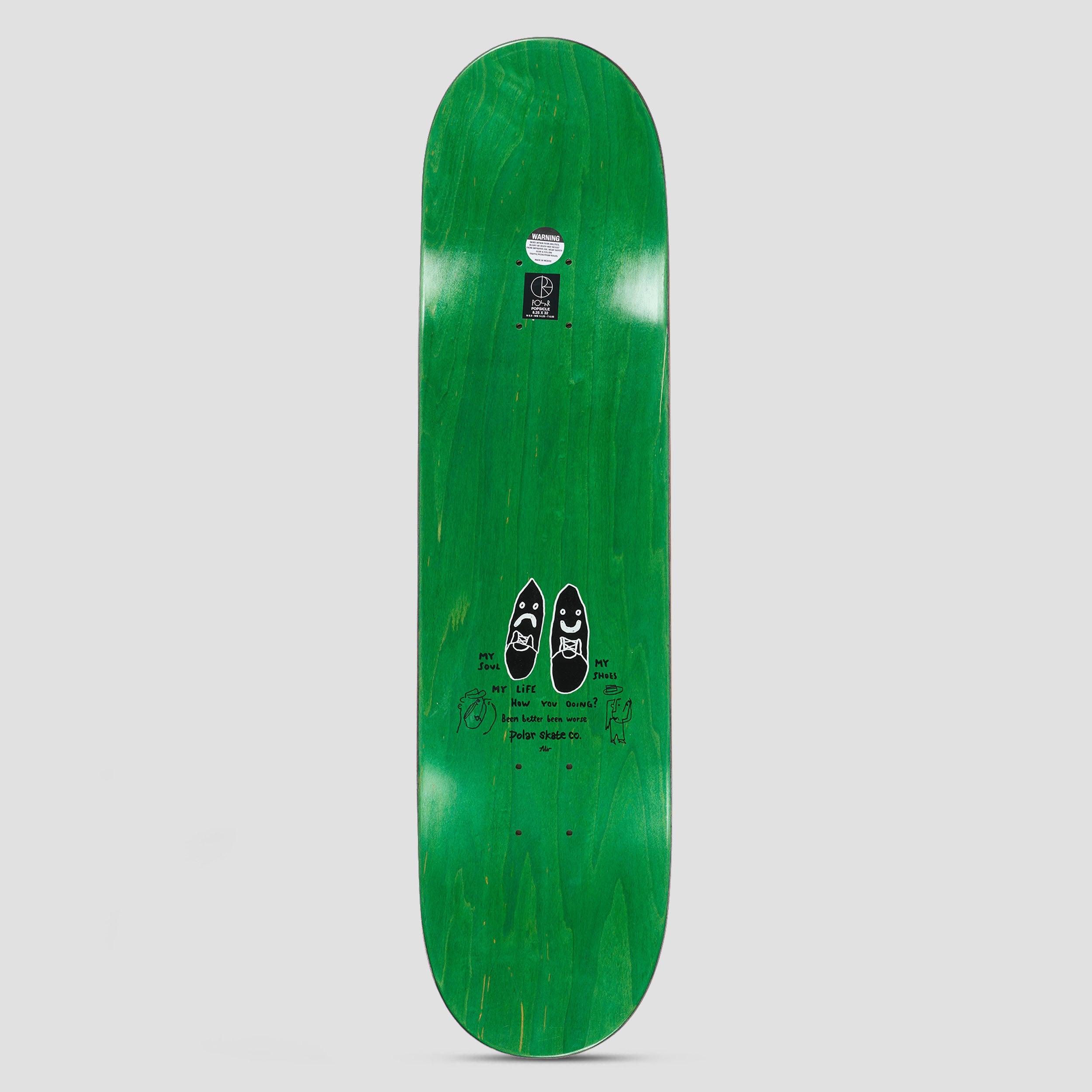 Polar 8.25 Happy Sad Detroit Skateboard Deck
