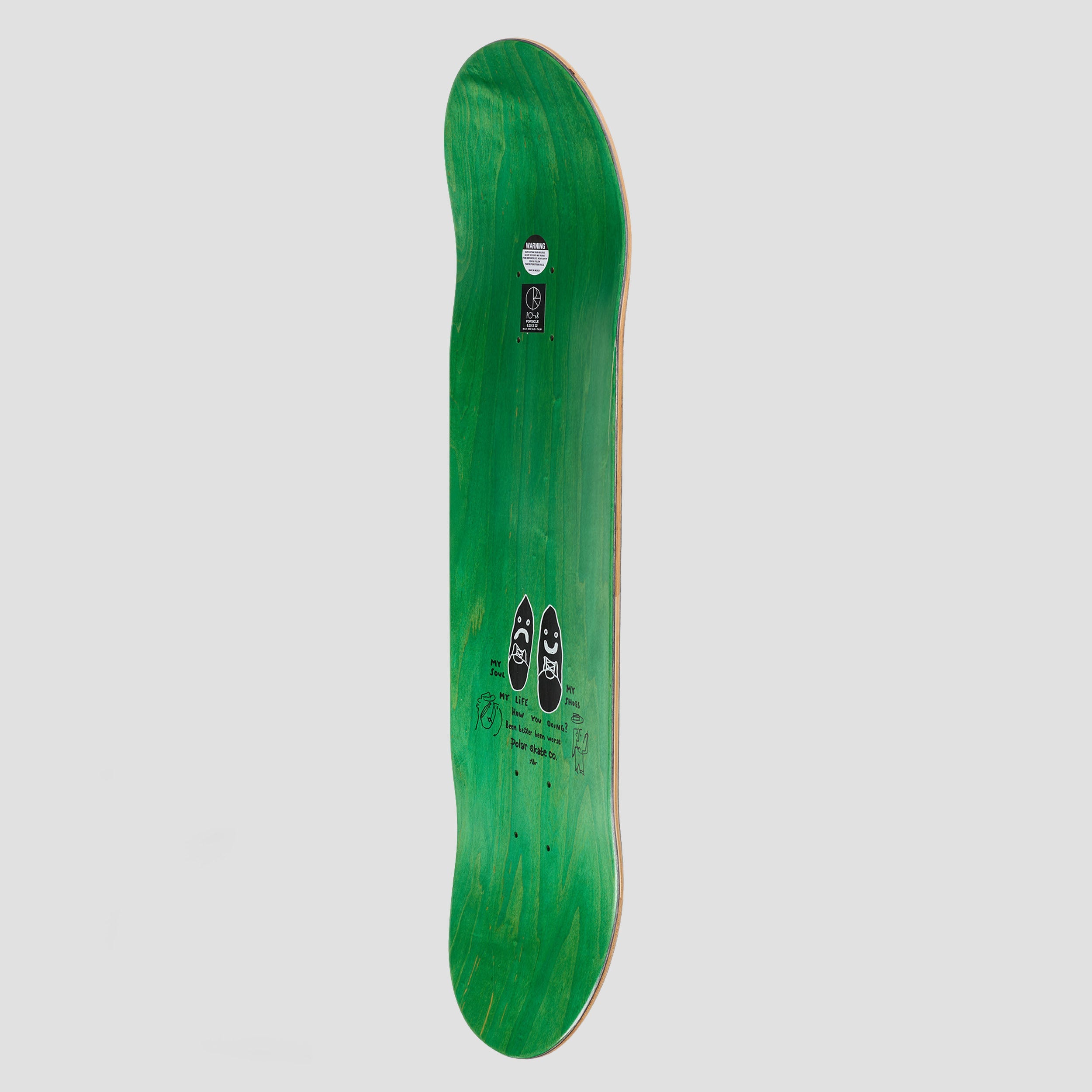 Polar 8.25 Happy Sad Detroit Skateboard Deck