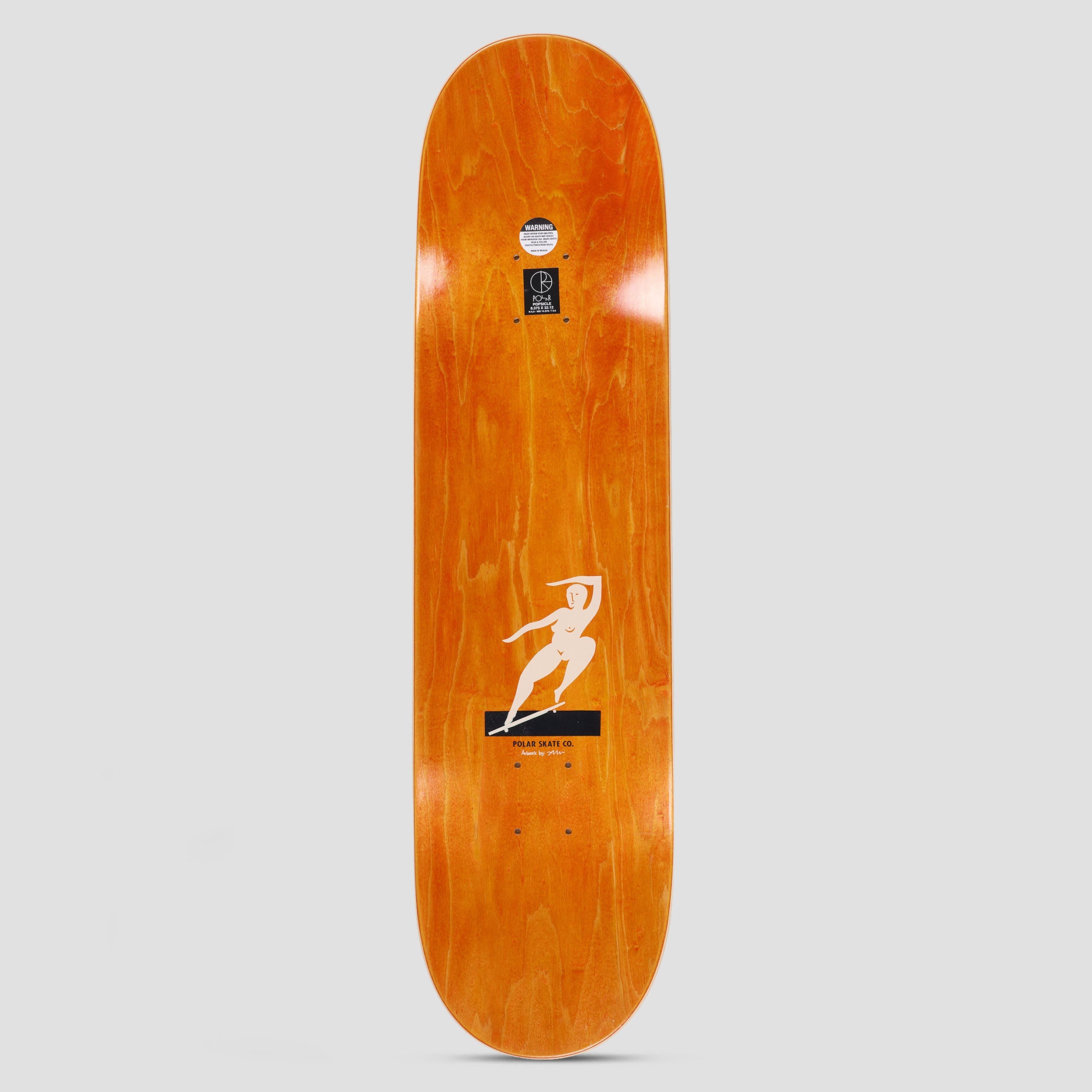Polar 8.375 Team BS Smith Skateboard Deck Cream