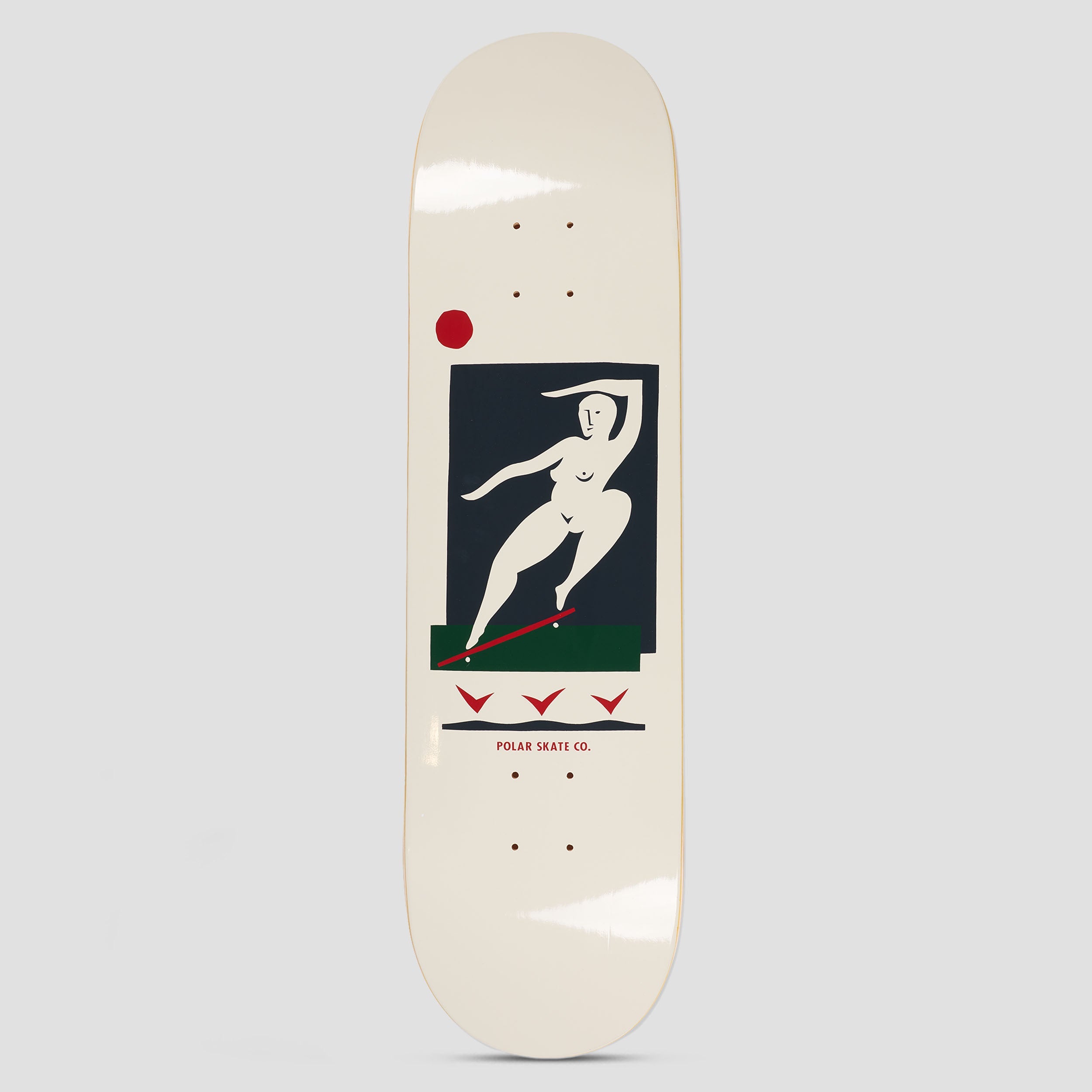 Polar 8.375 Team BS Smith Skateboard Deck Cream