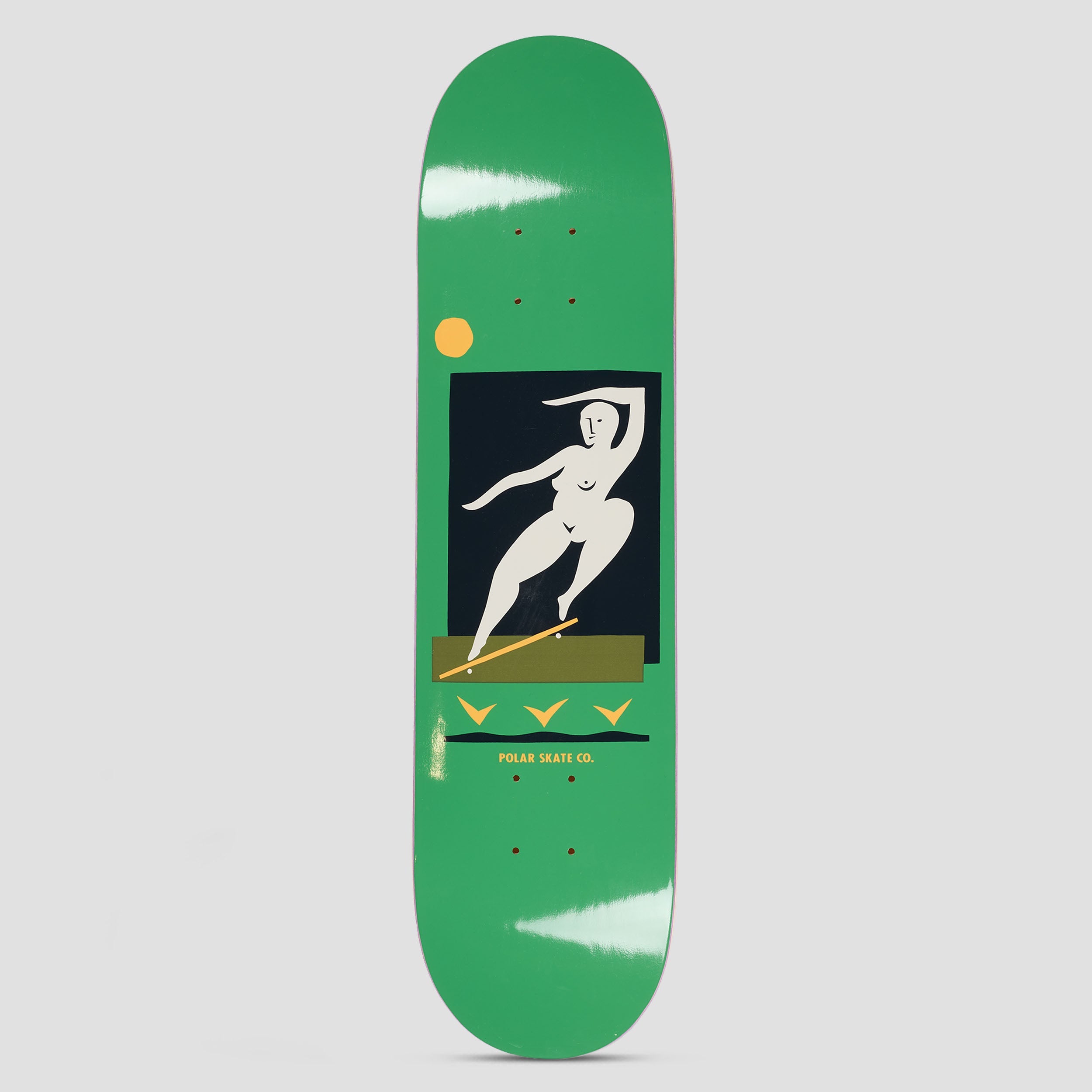Polar 7.875 Team BS Smith Skateboard Deck Green