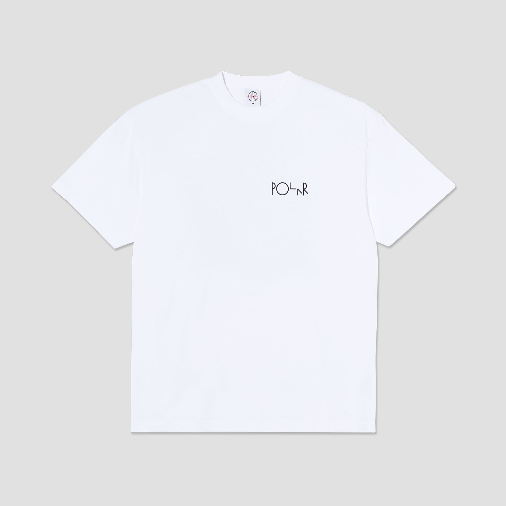 Polar Fill Logo Searching For Peace T-Shirt White