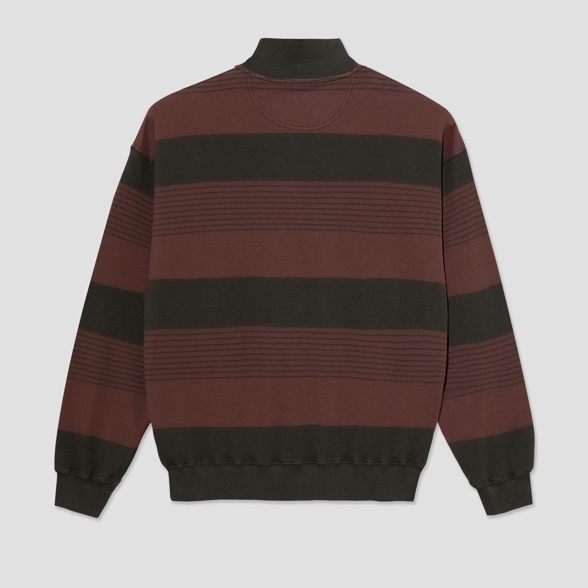 Polar Half Zip Longsleeve Shirt Dirty Black / Brownstone