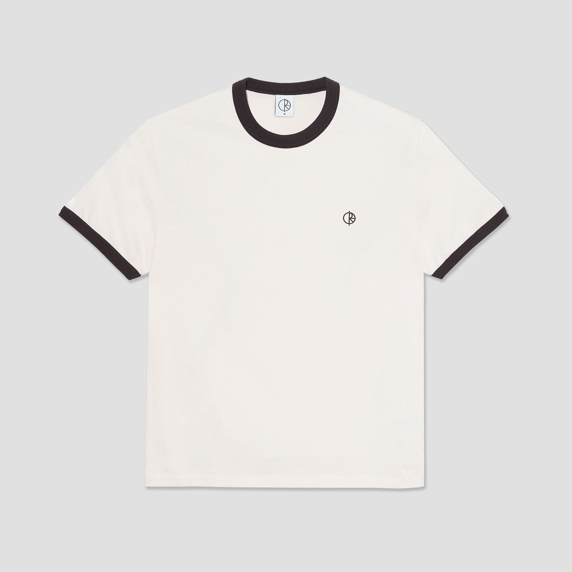 Polar Ringer T-Shirt Ivory / Chocolate