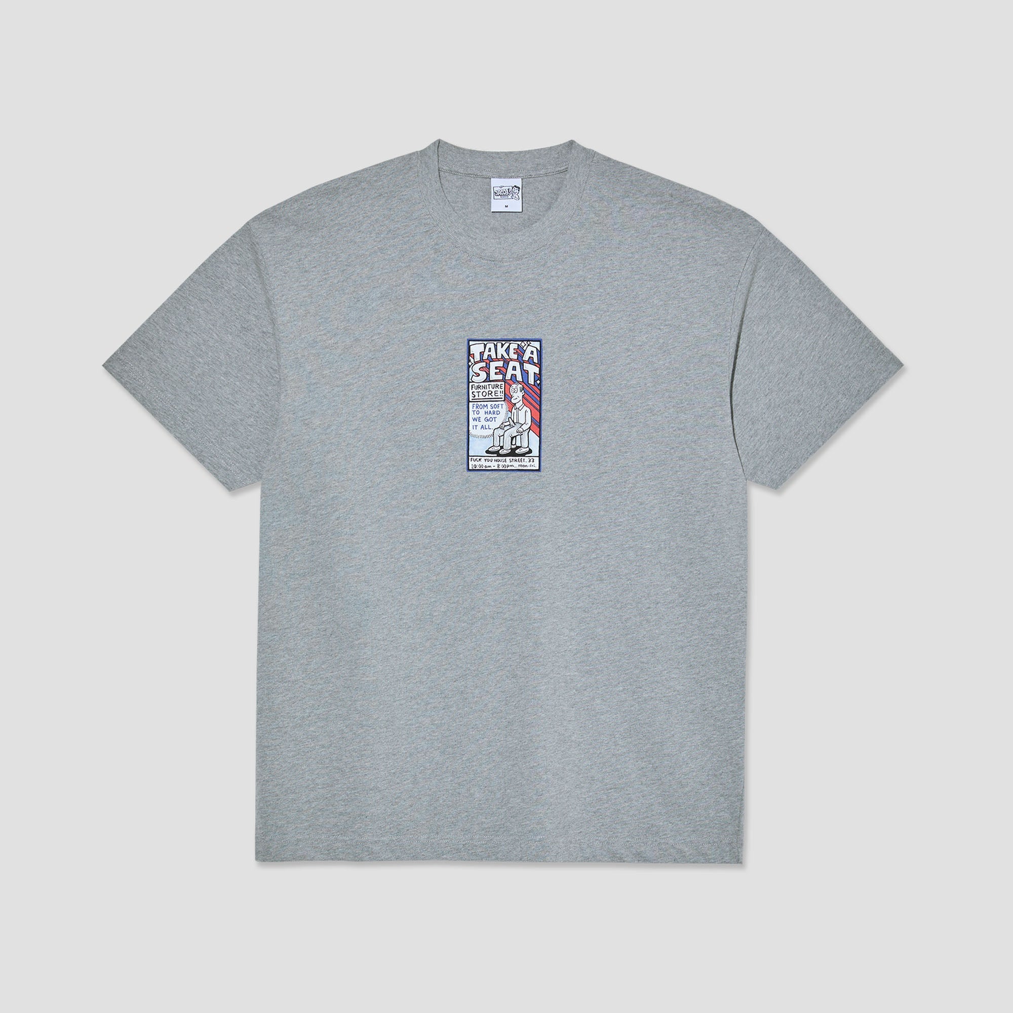 Polar Take A Seat T-Shirt Heather Grey