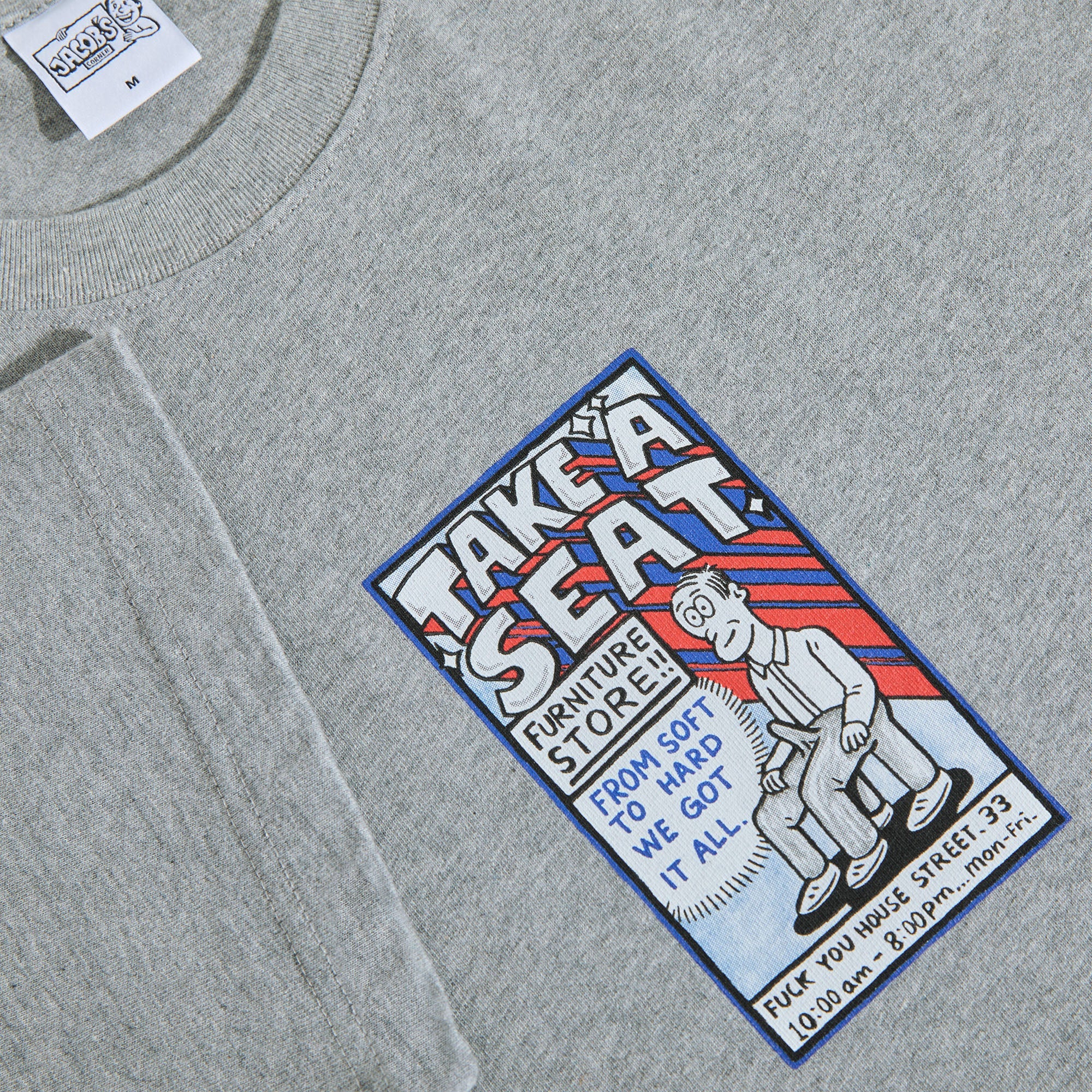 Polar Take A Seat T-Shirt Heather Grey