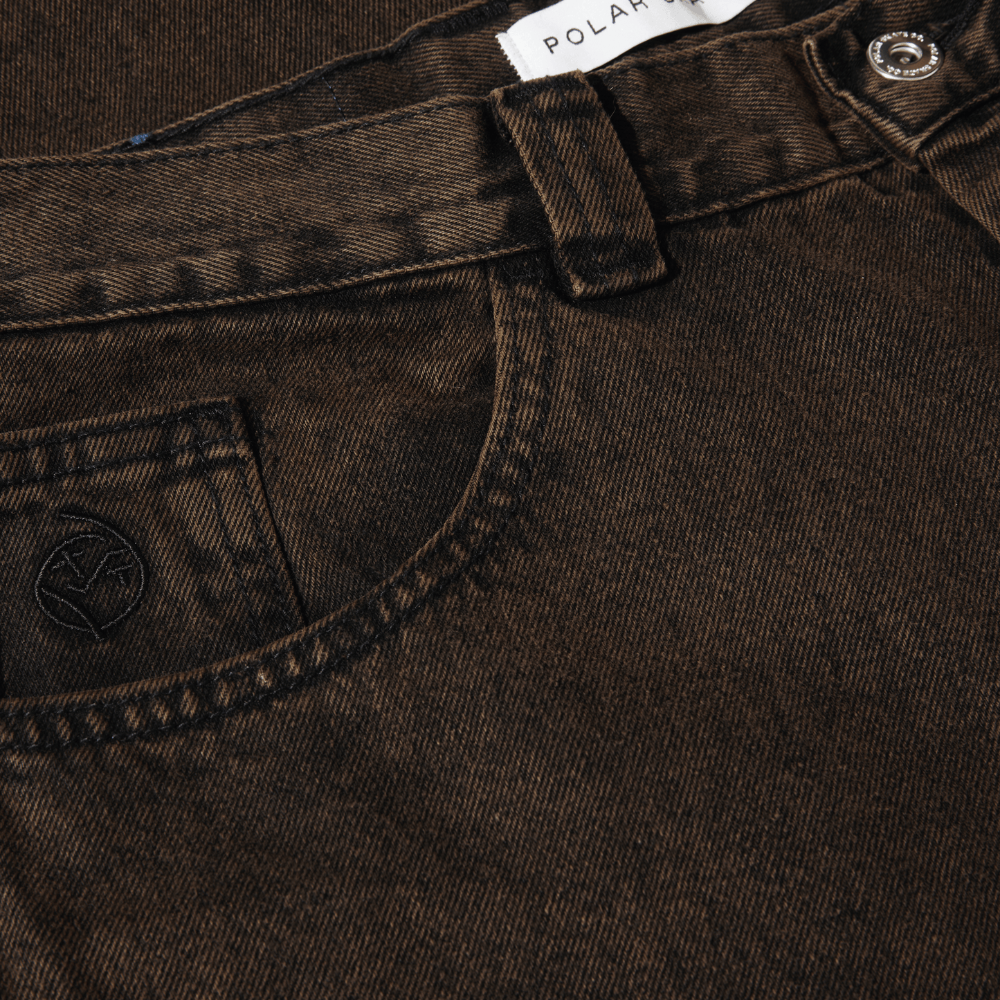 Polar Big Boy Jeans Brown Black