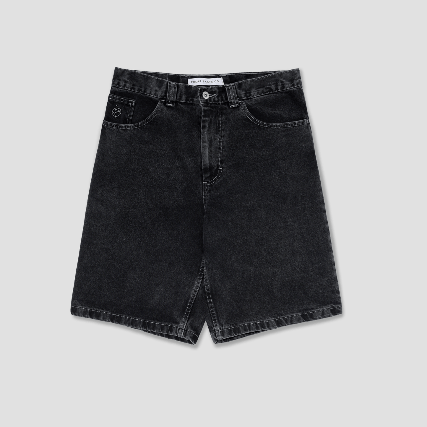 Polar Big Boy Shorts Silver Black