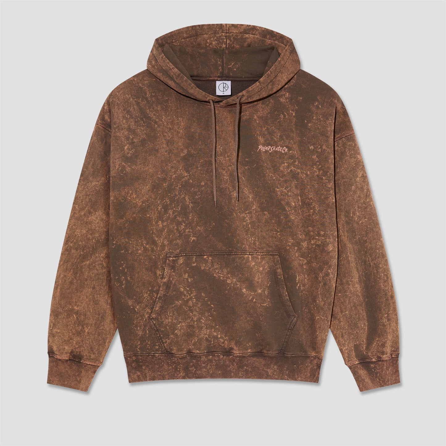 Polar Acid Frank Surf Logo Hoodie Brown