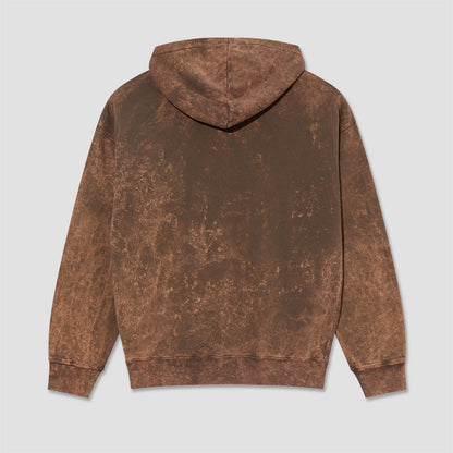 Polar Acid Frank Surf Logo Hoodie Brown