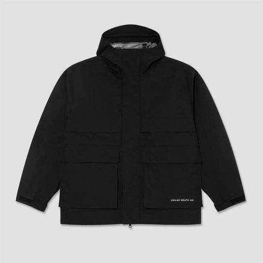 Polar Cargo Shell Jacket Black