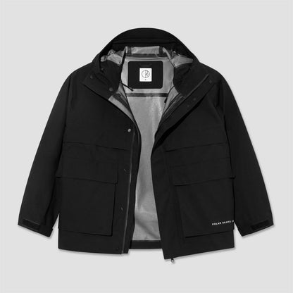 Polar Cargo Shell Jacket Black