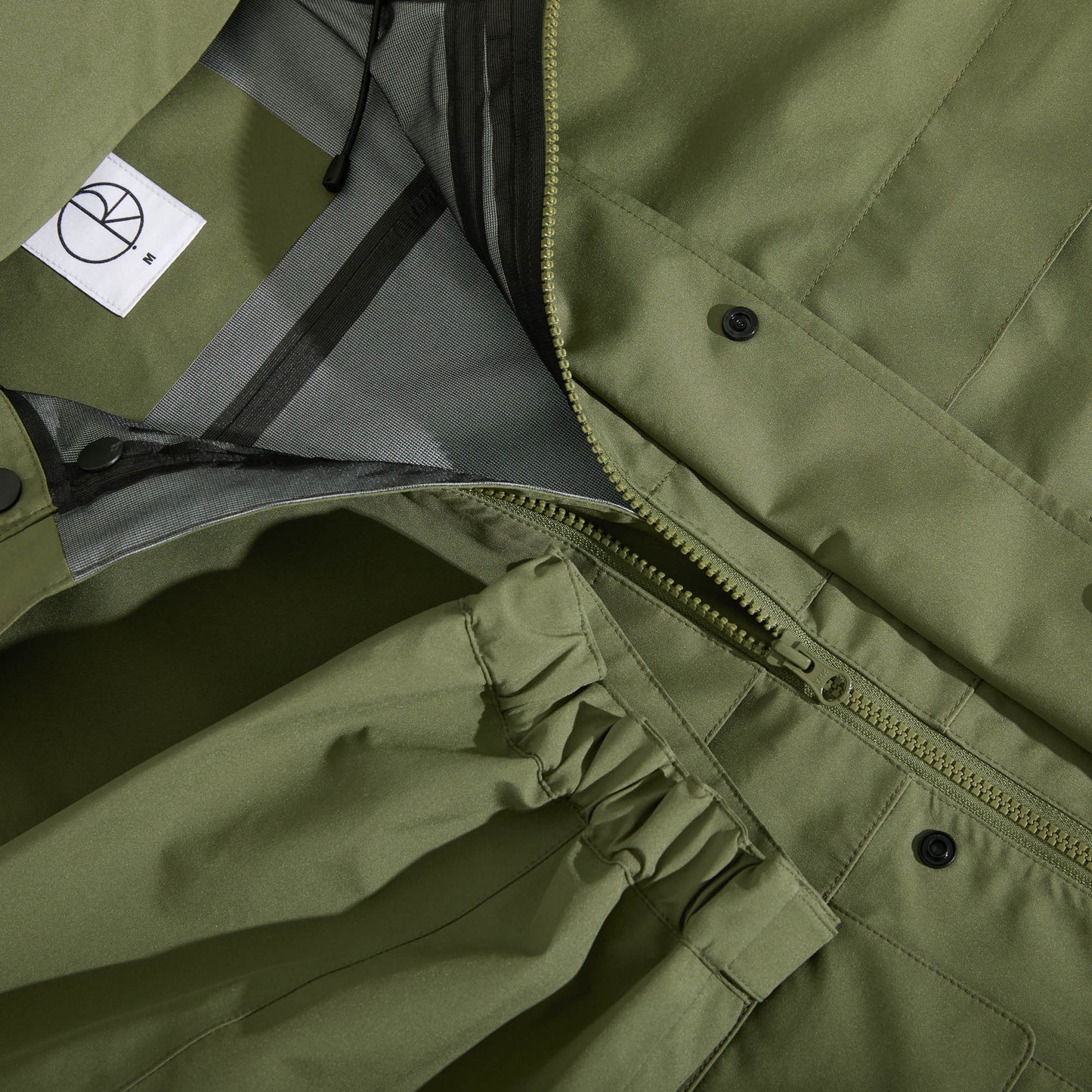 Polar Cargo Shell Jacket Moss Green