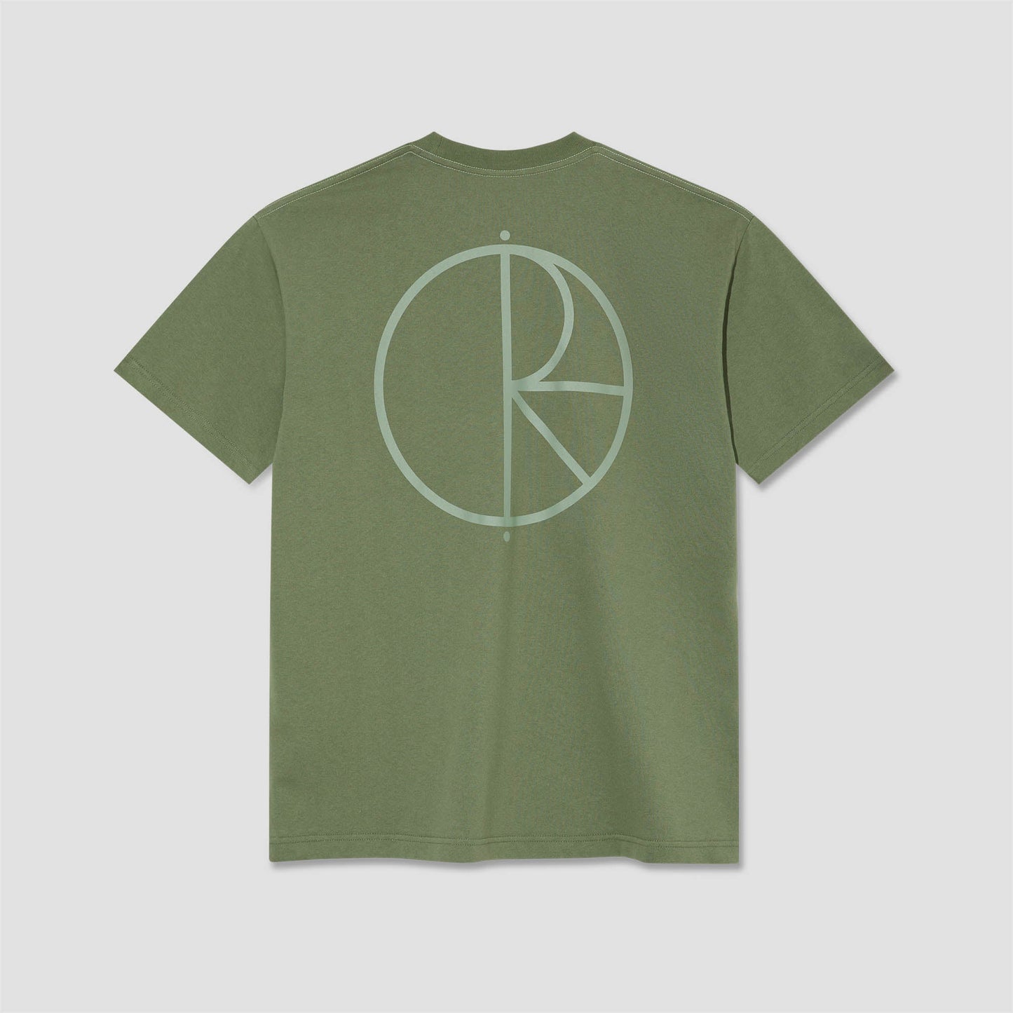 Polar Contrast Stroke Logo T-Shirt Moss Green