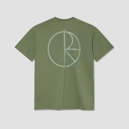 Polar Contrast Stroke Logo T-Shirt Moss Green