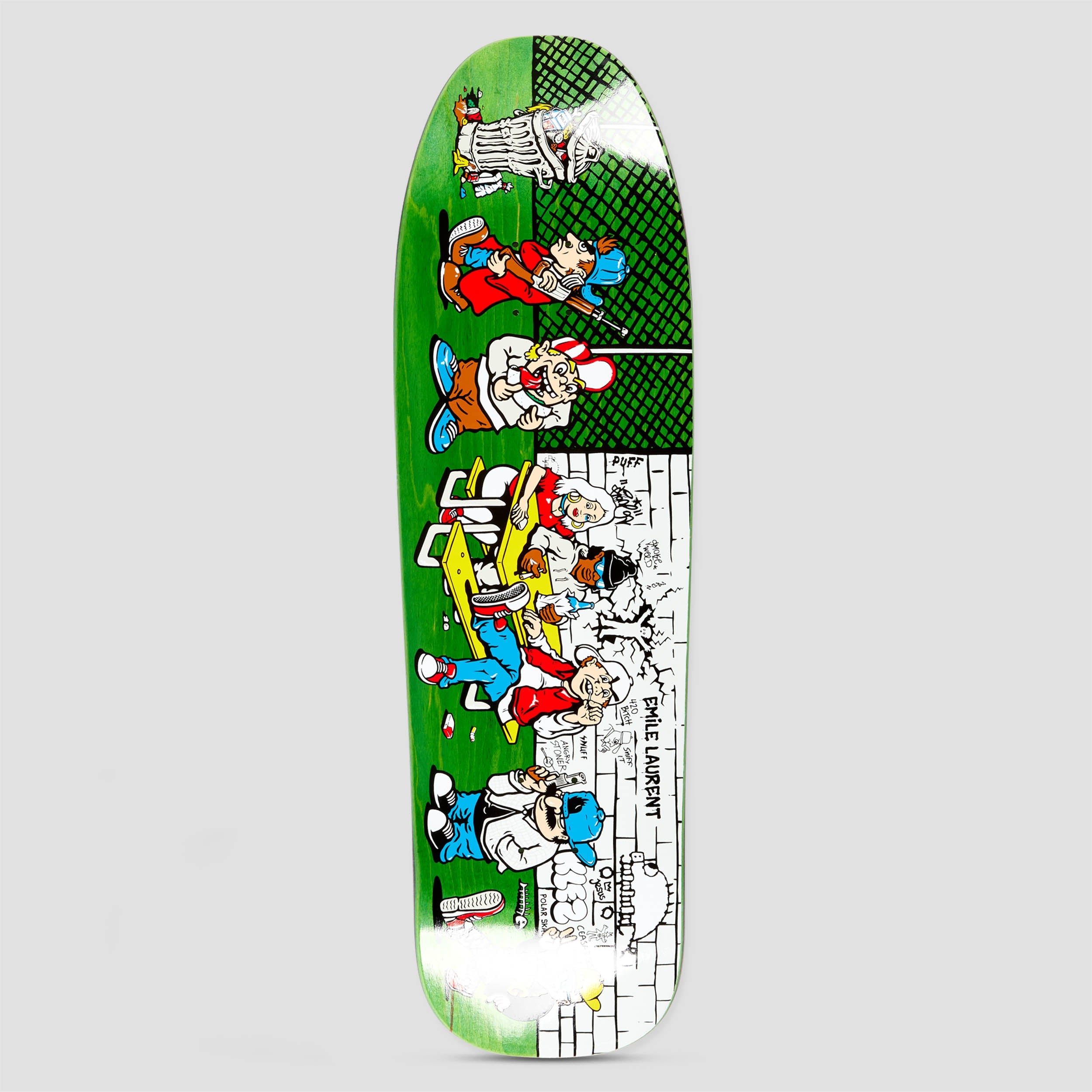 Polar D1 SHAPE Emile Laurent High School Skateboard Deck